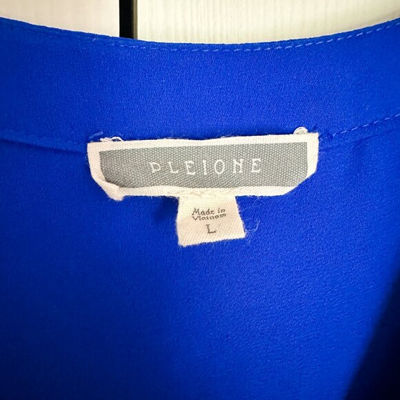 Pleione Women's Blue Tank Top - Picture 2 of 4